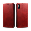 For iPhone X / XS Suteni Calf Texture Horizontal Flip Leather Case with Holder & Card Slots & Wallet, iPhone X / XS