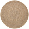 Indoor Outdoor Almendro Round Rug – Chevron Design