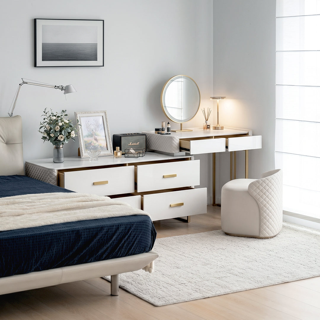 Joshua Dressing Table, White