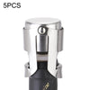 5 PCS Novel Stainless Steel Champagne Wine Bottle Stopper, 5 PCS  Wine Bottle Stopper
