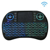 2.4GHz Mini i8 Wireless QWERTY Keyboard with Colorful Backlight & Touchpad & Multimedia Control for PC, Android TV BOX, X-BOX Player, Smartphones, Change Colorful Backlight