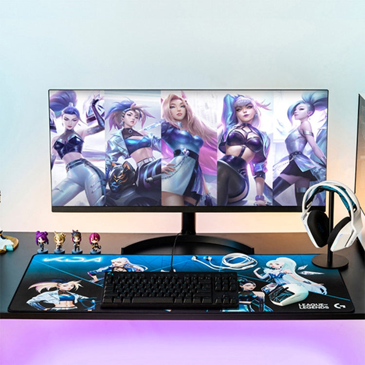 Logitech G840 KDA Gaming Keyboard Mouse Pad Table Mat, Size: 900x400x3mm