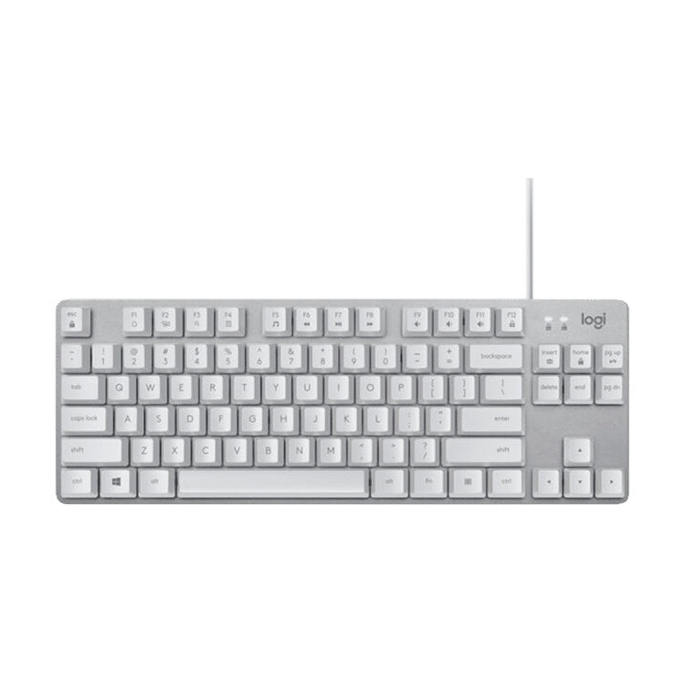 Logitech K835 Mini Mechanical Wired Keyboard, Green Shaft, Green Shaft