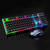ZGB G21 1600 DPI Professional Wired Colorful Backlight Mechanical Feel Suspension Keyboard + Optical Mouse Kit for Laptop, PC