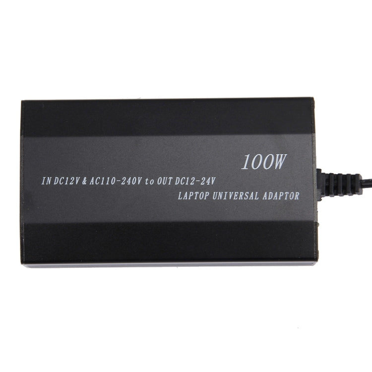 Laptop Notebook Power 100W Universal Charger with Car Charger & AC Power Adapter & 8 Power Adapters & 1 USB Port for Samsung, Sony, Asus, Acer, IBM, HP, DELL, UK Plug, AU Plug, EU Plug, UK Plug