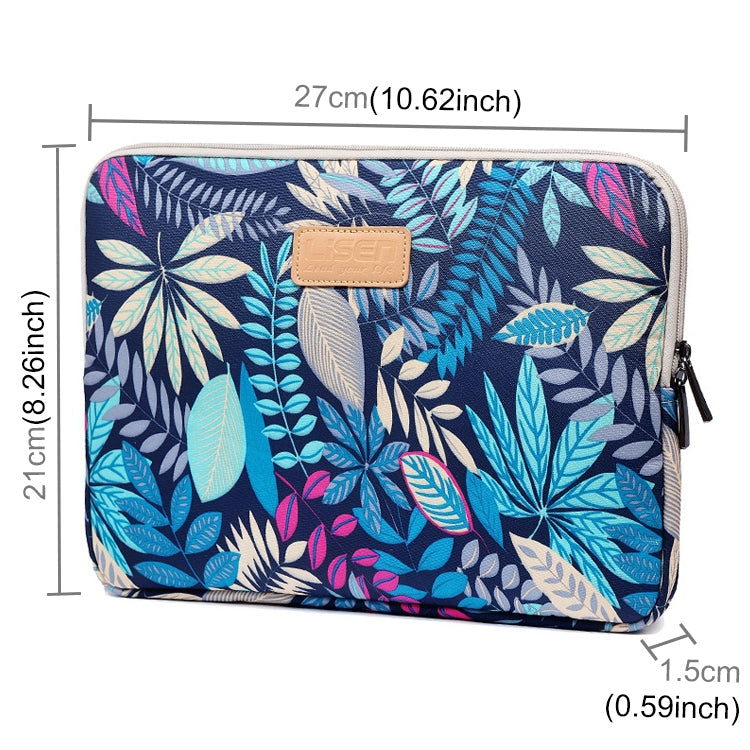Lisen 10 inch Sleeve Case  Colorful Leaves Zipper Briefcase Carrying Bag for iPad Air 2, iPad Air, iPad 4, iPad New, Galaxy Tab A 10.1, Lenovo Yoga 10.1 inch, Microsoft Surface Pro 10.6,  10 inch and Below Laptops / Tablets, 10 inch