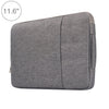 11.6 inch Universal Fashion Soft Laptop Denim Bags Portable Zipper Notebook Laptop Case Pouch for MacBook Air, Lenovo and other Laptops, Size: 32.2x21.8x2cm, 11.6 inch Grey, 11.6 inch Dark Blue, 11.6 inch Black