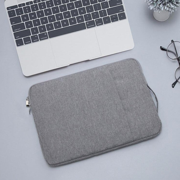 13.3 inch Universal Fashion Soft Laptop Denim Bags Portable Zipper Notebook Laptop Case Pouch for MacBook Air / Pro, Lenovo and other Laptops, Size: 35.5x26.5x2cm, 13.3 inch Grey, 13.3 inch Dark Blue, 13.3 inch Black