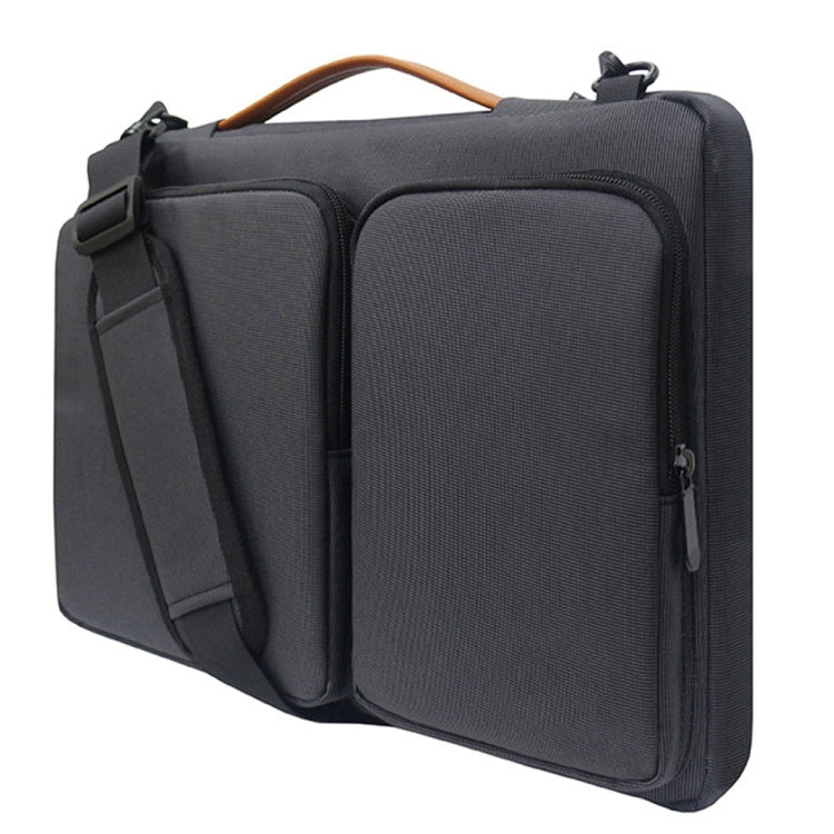 Nylon Waterproof Laptop Handbag Bag for 13-14 inch Laptops with Trunk Trolley Strap, 13-14 inch