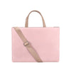 PU Waterproof Laptop Handbag Crossbody Bag for 13.3 inch Laptops, 13.3 inch (Pink)