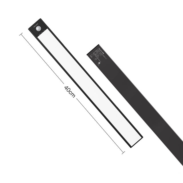 40cm Original Xiaomi Youpin YEELIGHT LED Smart Human Motion Sensor Light Bar Rechargeable Wardrobe Cabinet Corridor Wall Lamps, 40cm