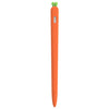 LOVE MEI For Apple Pencil 2 Carrot Shape Stylus Pen Silicone Protective Case Cover, For Apple Pencil 2