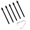6 in 1 Universal Stylus Pen Replacement Pencil Tips For Samsung Galaxy Tab S8 / S7 / S6 / Galaxy Note20 / Note10 / S23 Ultra / S22 Ultra(Black)