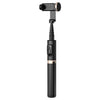 Q12 Hidden Design Reinforced Bluetooth Remote Control Tripod Selfie Stick, Q12 (Black)