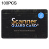 100 PCS Scanner Guard Card RFID Blocking Card, Built-in Patented ID Protection, 100 PCS