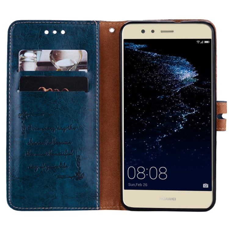 For Huawei P10 Lite Business Style Oil Wax Texture Horizontal Flip Leather Case with Holder & Card Slots & Wallet, For Huawei P10 Lite