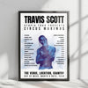 Travis Scott Setlist Poster - Kaseya Center, Miami, USA - January 28th, 2024