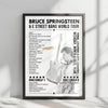 Bruce Springsteen Setlist Poster - Wembley Stadium - 25th July, 2024