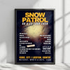 Snow Patrol Setlist Poster - L'Olympia Bruno Coquatrix, Paris, France - January 30th, 2025