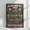 Glastonbury Festival Poster 2025 - 3-Day Line-up, Worthy Farm, Pilton
