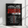 Bruce Springsteen Setlist Poster - Letiště Praha Letňany, Prague - June 15th, 2025