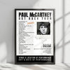 Paul McCartney Setlist Poster - Estadio GNP Seguros - November 14th, 2024
