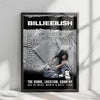 Billie Eilish Setlist Poster - Rod Laver Arena, Melbourne - March 7th, 2025