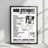 Rod Stewart Setlist Poster - The Mountain Winery, Saratoga, CA, USA - August 14th, 2024