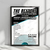 The Reytons Setlist Poster - O2 Academy, Birmingham, England - February 15th, 2025