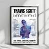 Travis Scott Setlist Poster - T-Mobile Center, Kansas City - October 20th, 2023