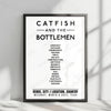 Catfish and the Bottlemen Setlist Poster - Royal Highland Centre Showground, Ingliston - August 24th, 2024