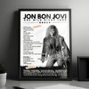 Bon Jovi Setlist Poster - Amalie Arena, Tampa - April 15th, 2022