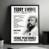 Teddy Swims Setlist Poster - Revel Entertainment Center, Albuquerque - March 28th, 2024