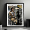 Michael Jackson Setlist Poster - Johannesburg Stadium, South Africa - October 12th, 1997