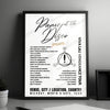 Panic! at the Disco Setlist Poster - Footprint Center, Phoenix - October 23rd, 2022