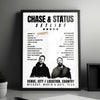 Chase & Status Setlist Poster - Wildlands Adelaide 2025 - January 5th, 2025