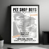 Pet Shop Boys Setlist Poster - Royal Arena, Copenhagen - July 7th, 2023