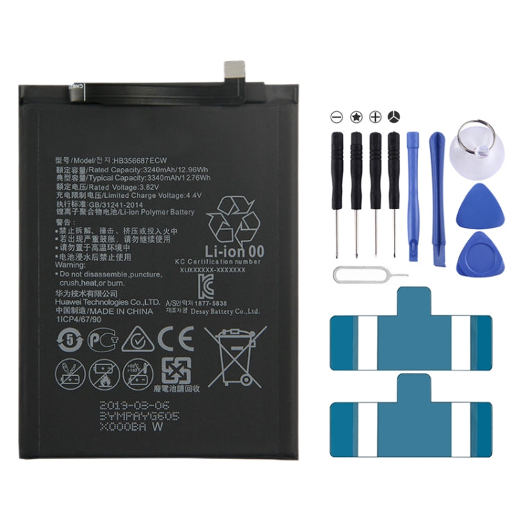 Li-ion Polymer Battery for Huawei Nova 2 Plus / Nova 2s / Mate 10 Lite /  Nova 3i / Nova 4e /Honor 7X / P30 Lite, For Nova 2 Plus