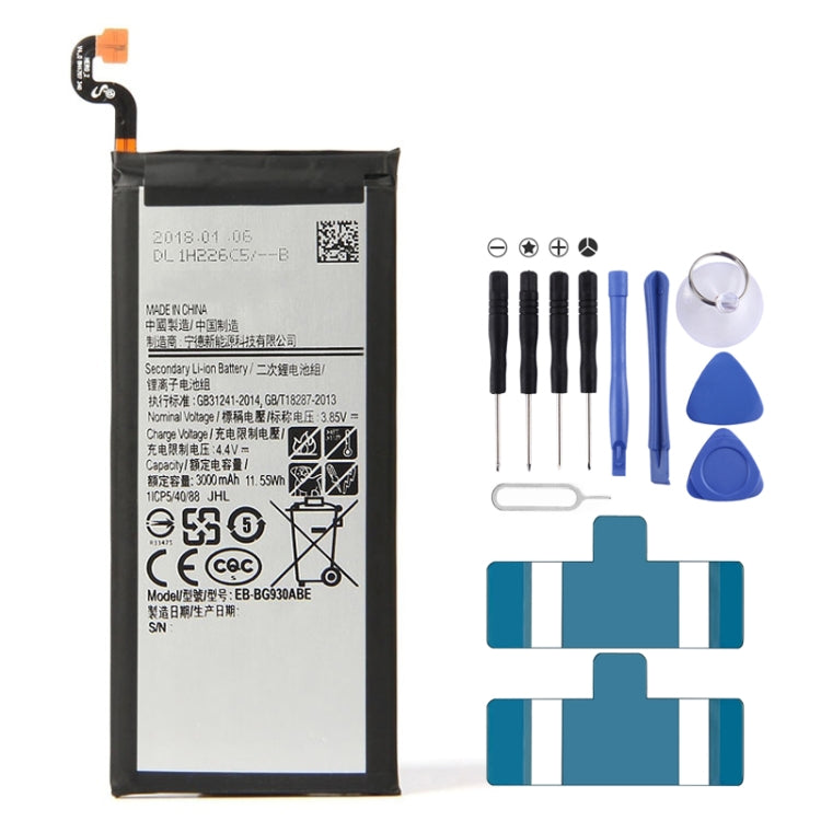 3000mAh Li-Polymer Battery EB-BG930ABE for Samsung Galaxy S7 / G930F / G930A / G930U / G93T / G930V, For Galaxy S7
