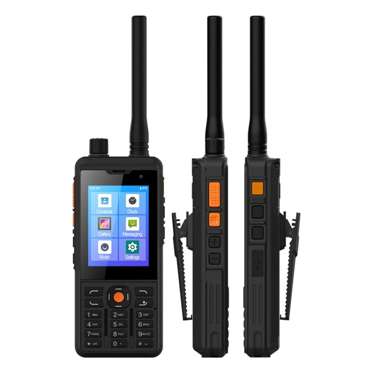 IP65 Waterproof Dustproof Shockproof, 5300mAh Battery, 2.8 inch Android 9.0 MTK6739 Quad Core up to 1.3GHz, Network: 4G, PTT, DMR, 1GB+8GB