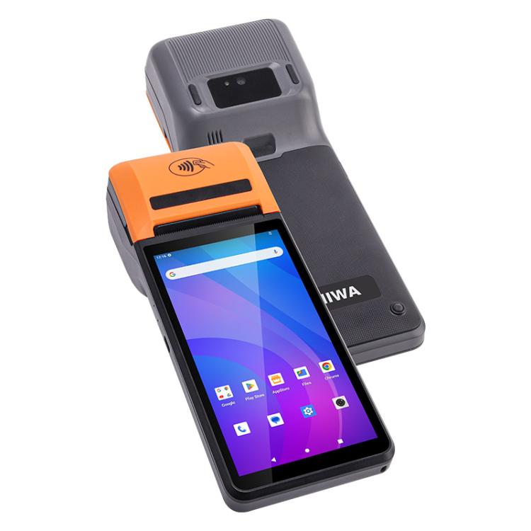 UNIWA V4P Standard Edition, 6 inch NFC Android 13 Smart Handheld POS Phone with Thermal Printer, 3GB+16GB, Unisoc SC9863a Octa Core, Network: 4G, V4P Standard Edition
