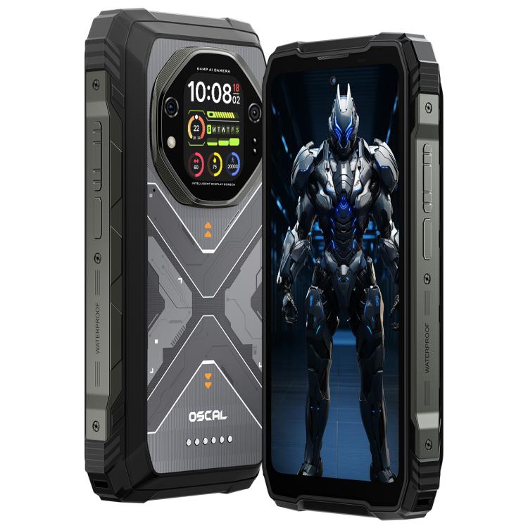 Blackview Oscal TANK 1, 12GB+256GB, 6.78 inch Android 15 DokeOS 4.2 Mediatek Dimensity 7050 Octa Core, Network: 5G, OTG, NFC, 12GB+256GB