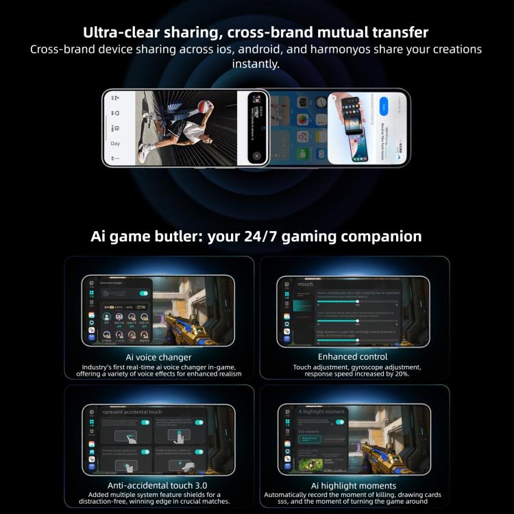 Honor WIN, 12GB+512GB, 3D Ultrasonic Fingerprint, 10000mAh Battery, 6.83 inch MagicOS 10.0 / Android 16 Snapdragon 8 Elite Gen 5 Octa Core, Network: 5G, NFC, OTG, 12GB+512GB