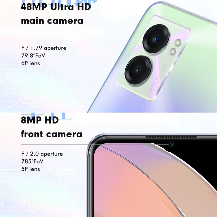 Dual Back Cameras, Side Fingerprint Identification, 5000mAh Battery, 6.58 inch Realme UI 3.0 / Android 12 MediaTek Dimensity 810 Octa Core up to 2.4GHz, Network: 5G, Support Google Play, 12GB+256GB