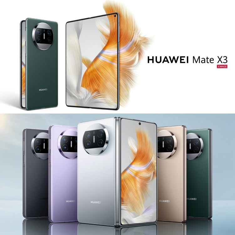 Triple Cameras, Face ID & Side Fingerprint Identification, 5060mAh Battery, 7.85 inch + 6.4 inch Screen, HarmonyOS 3.1 Snapdragon 8+ 4G Octa Core up to 3.2GHz, Network: 4G, OTG, NFC, Not Support Google Play, 1TB