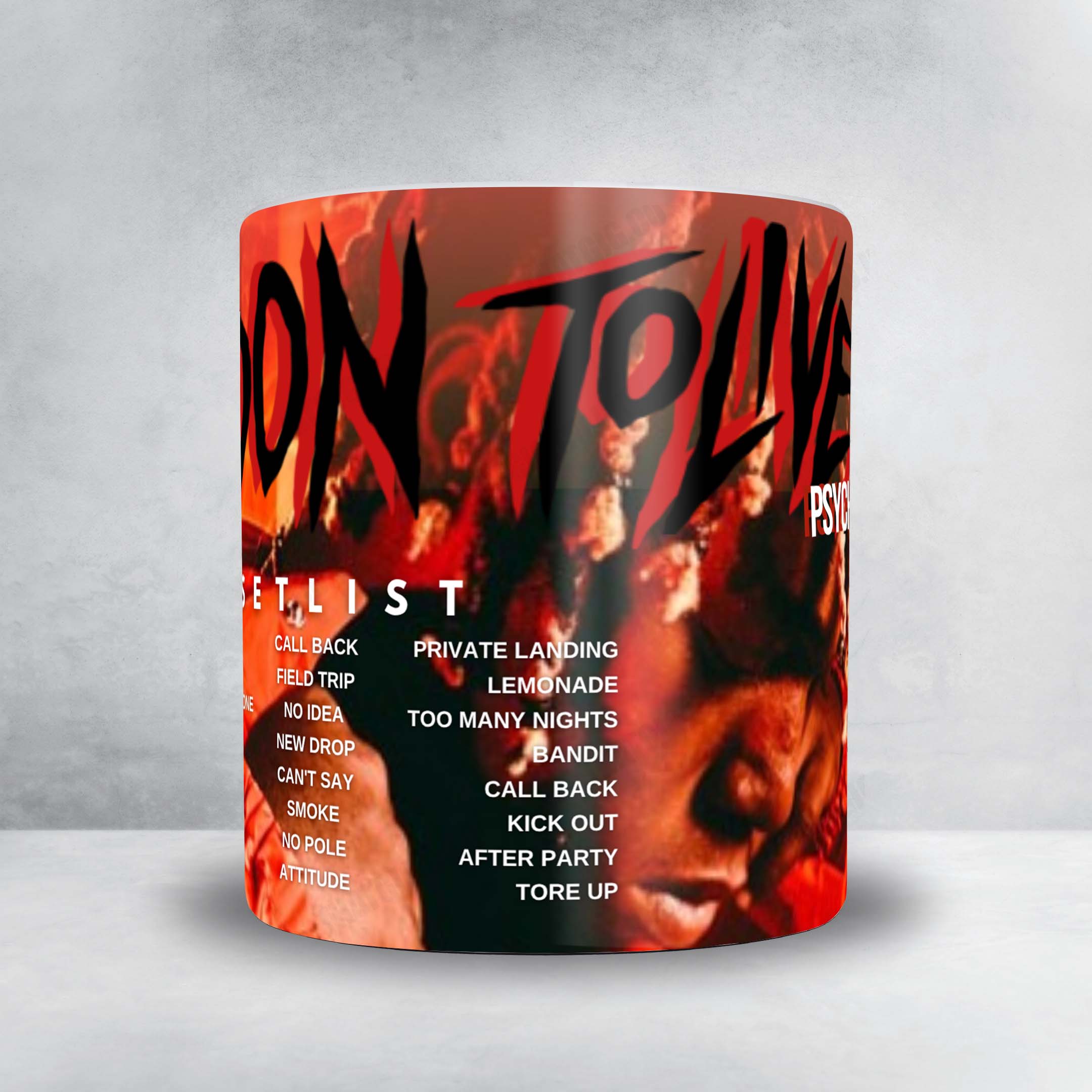 Don Toliver Setlist Mug - The Hall, Dübendorf - May 20th, 2025