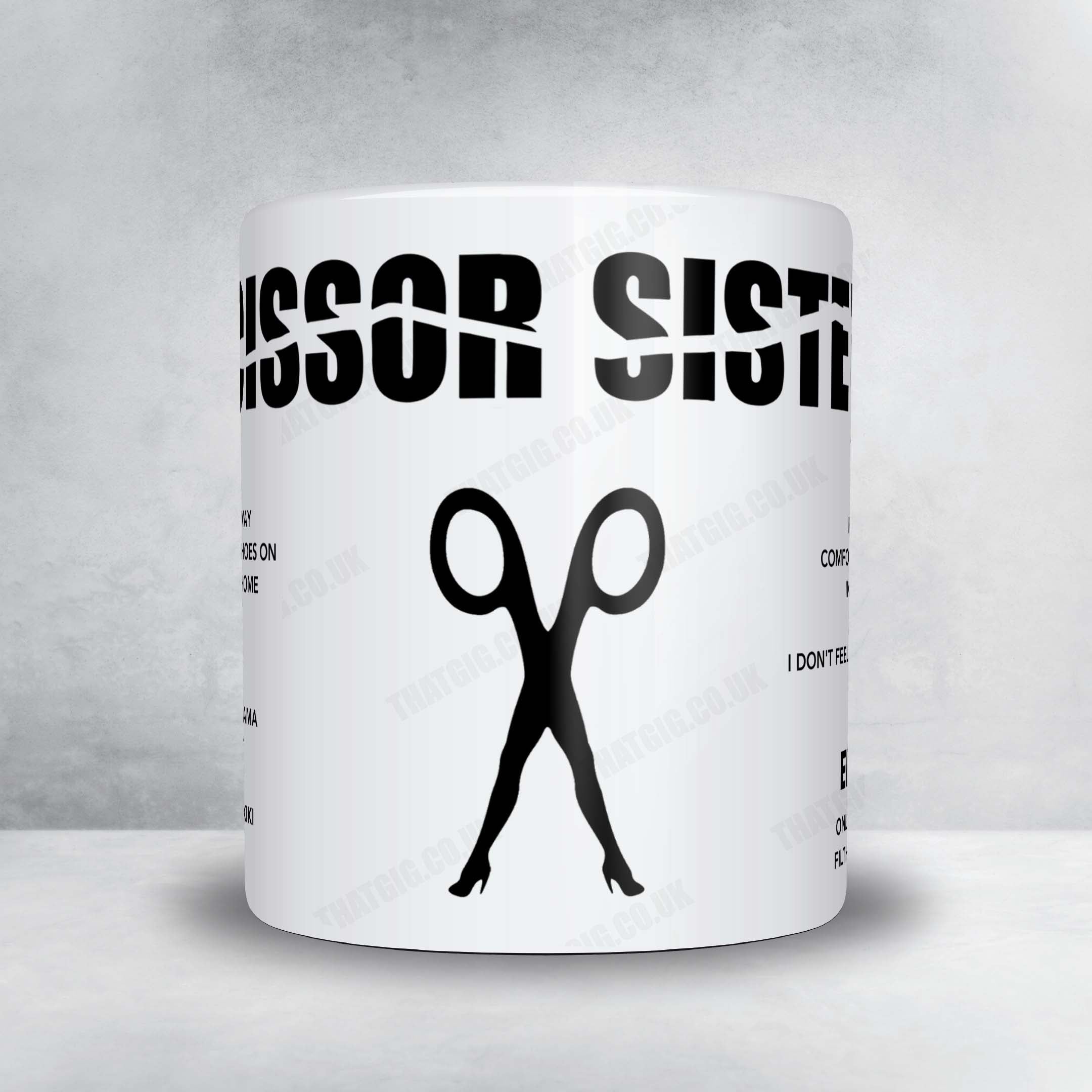 Scissor Sisters Setlist Mug - The OVO Hydro, Glasgow - May 17th, 2025