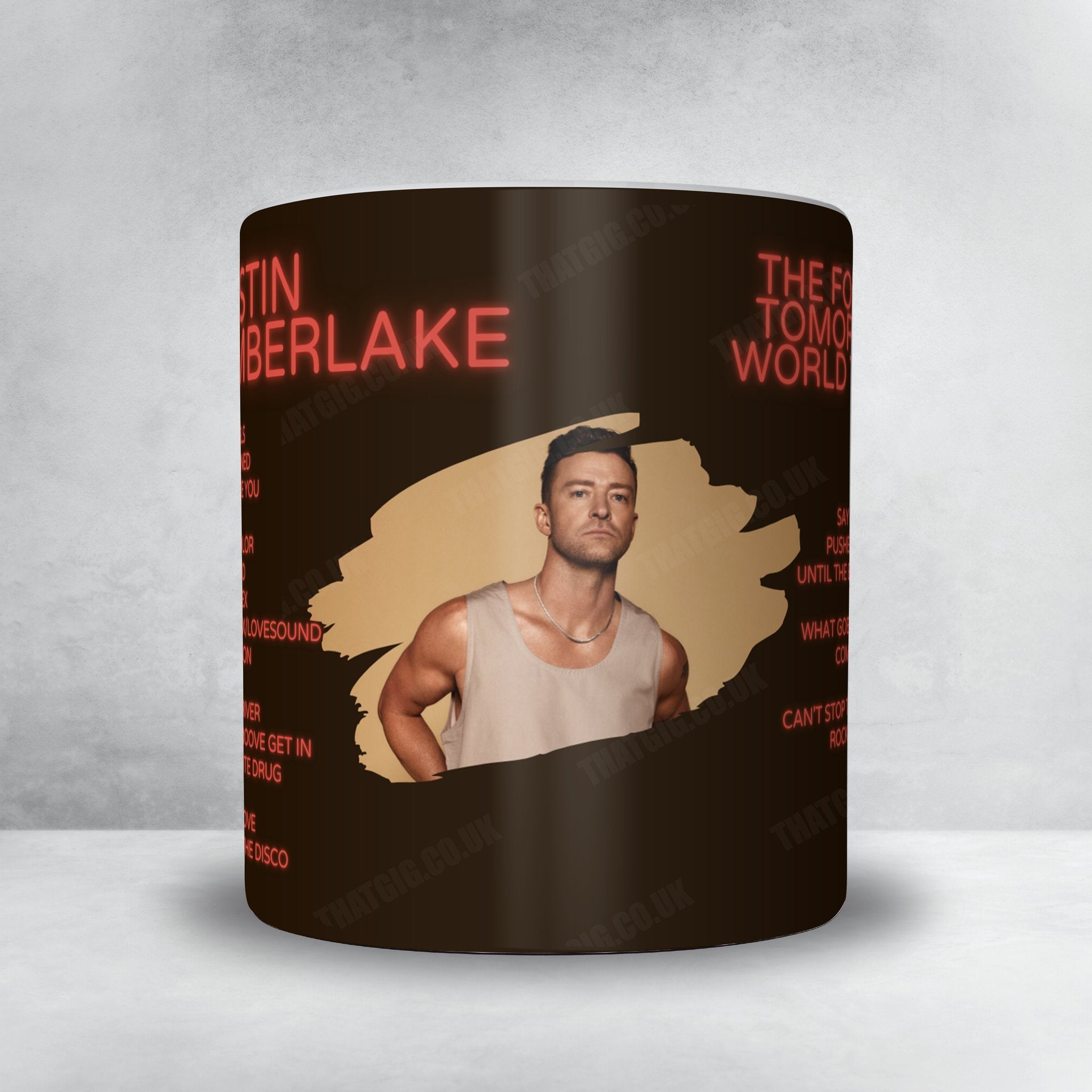 Justin Timberlake Setlist Mug - The O2 Arena, London, England - August 11th, 2024