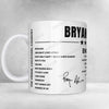 Bryan Adams Setlist Mug - Palacio de Deportes de Murcia, Murcia - November 13th, 2024