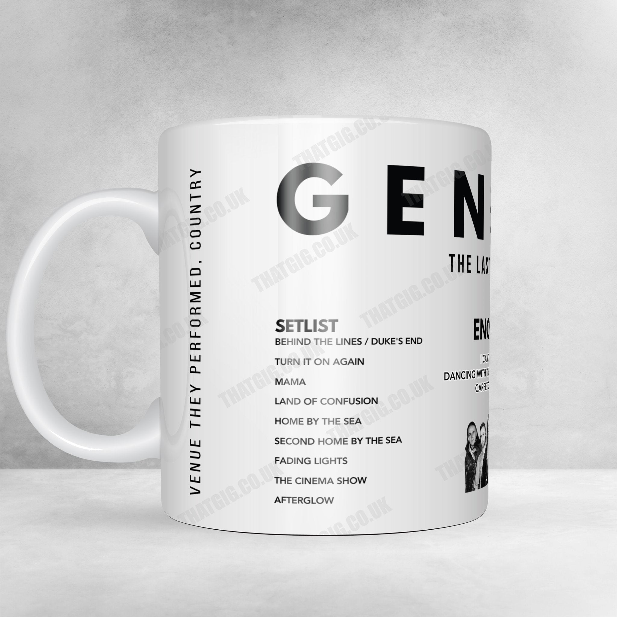 Genesis Setlist Poster - Paris La Défense Arena, Nanterre - March 17th, 2022